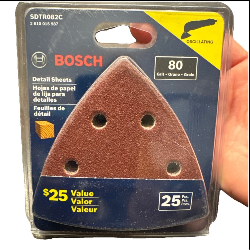 Bosch Detail Sanding Sheets 80 Grit